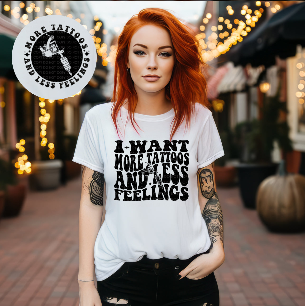 More tattoos less feelings