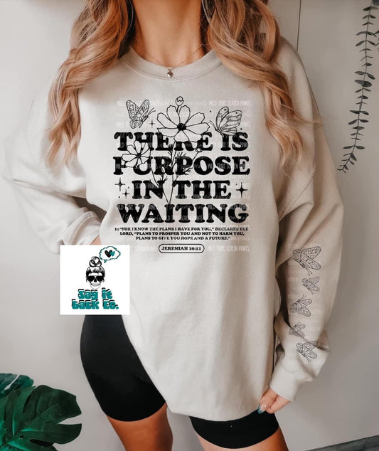 There is a purpose.