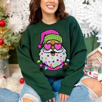 Glitter santa