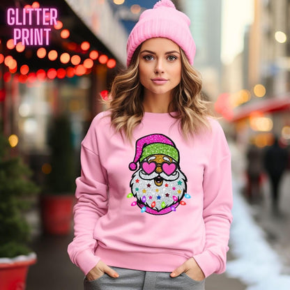 Glitter santa