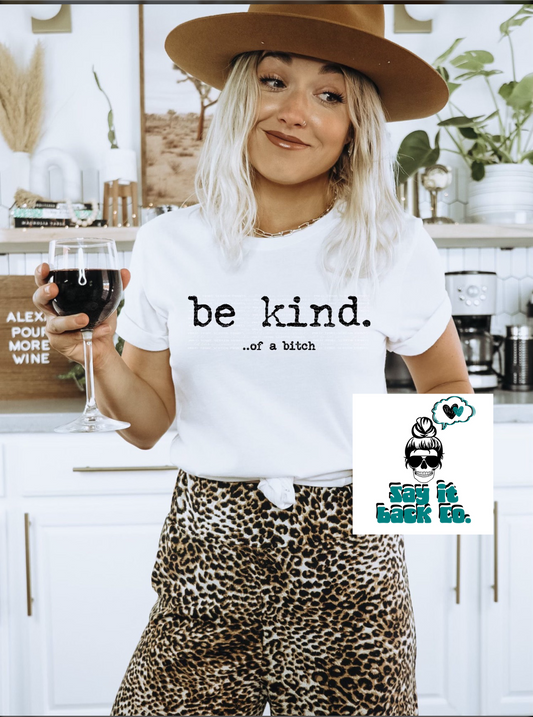 Be kind